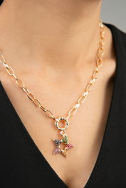 Heliophilia Silver Collar CK9312 en Oro